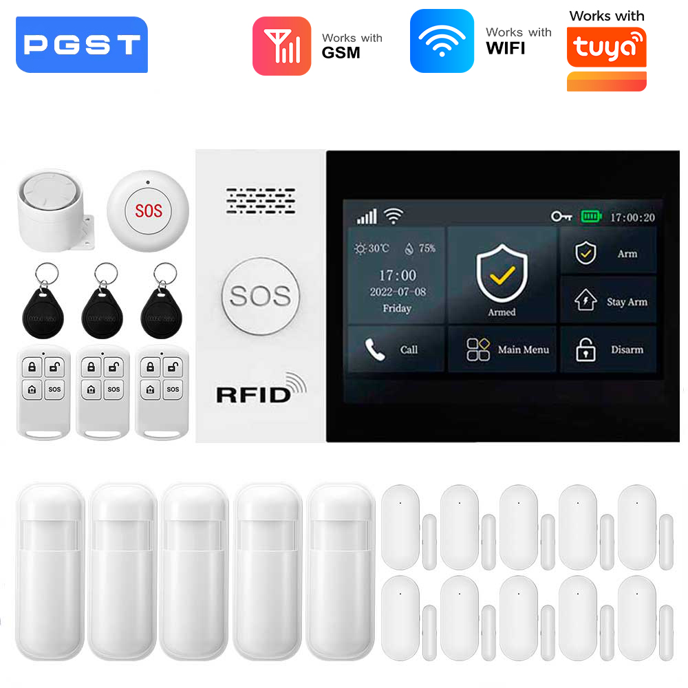 Smart Home Automation Kit - 2.4G WIFI 스마트 GSM 알람 시스템,