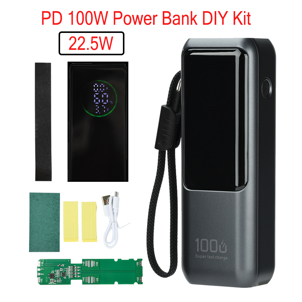 Electronics Project Kit - PD 100W 고속 충전 보조 배터리