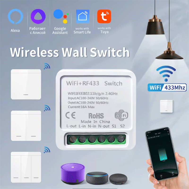 Smart Light Switch Wifi - 투야 와이파이 스마트 조명 스위치 스마트