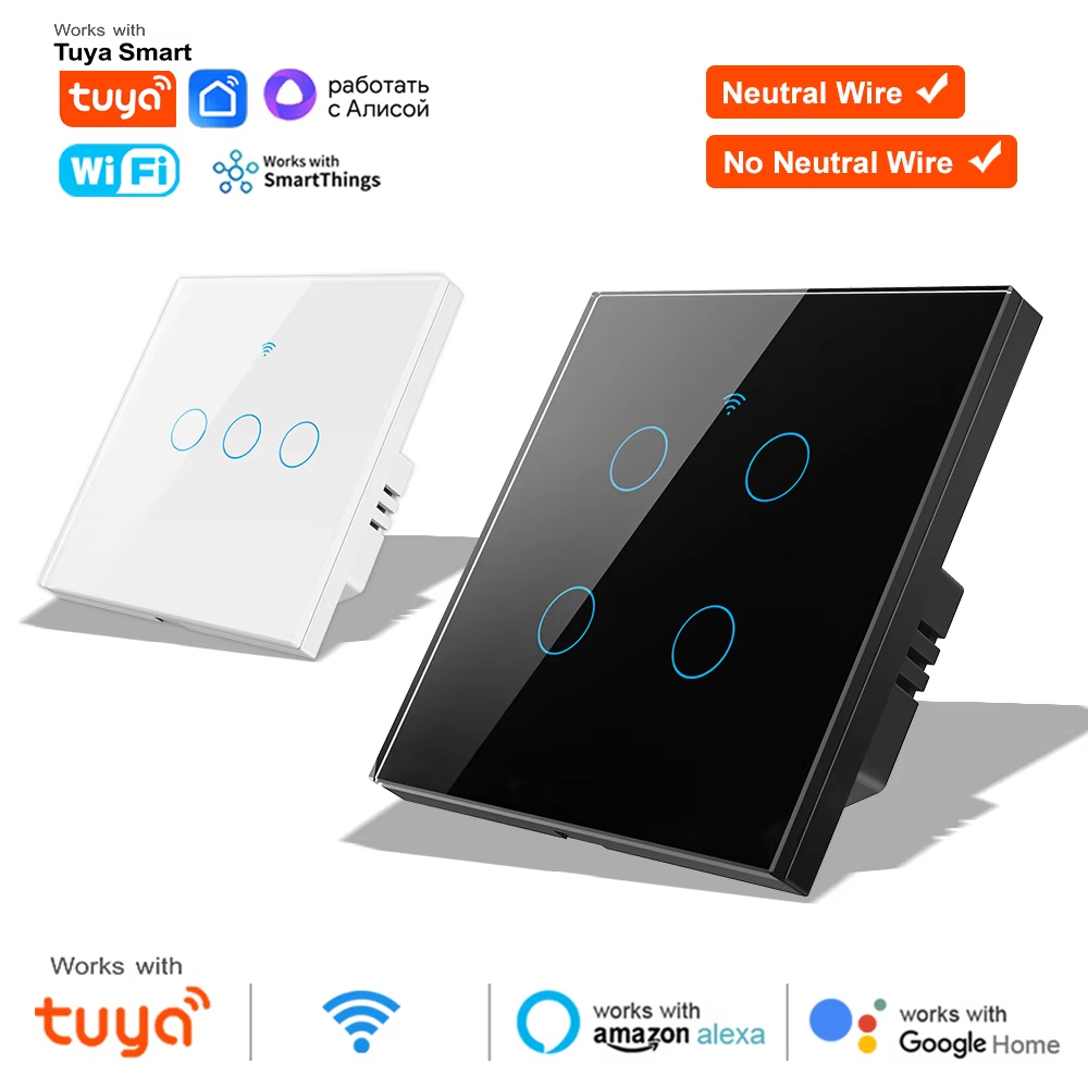 Smart Light Switch Wifi - 1 2 3 4 갱 와이파이