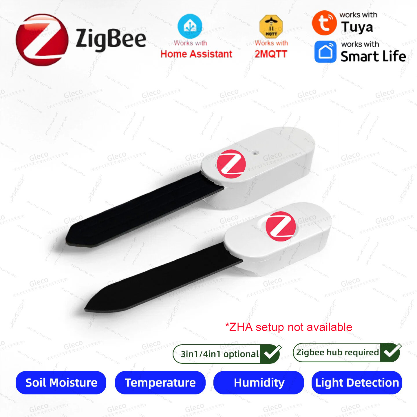 Smart Home Automation Kit - Zigbee 토양 수분 센서 미터 온도