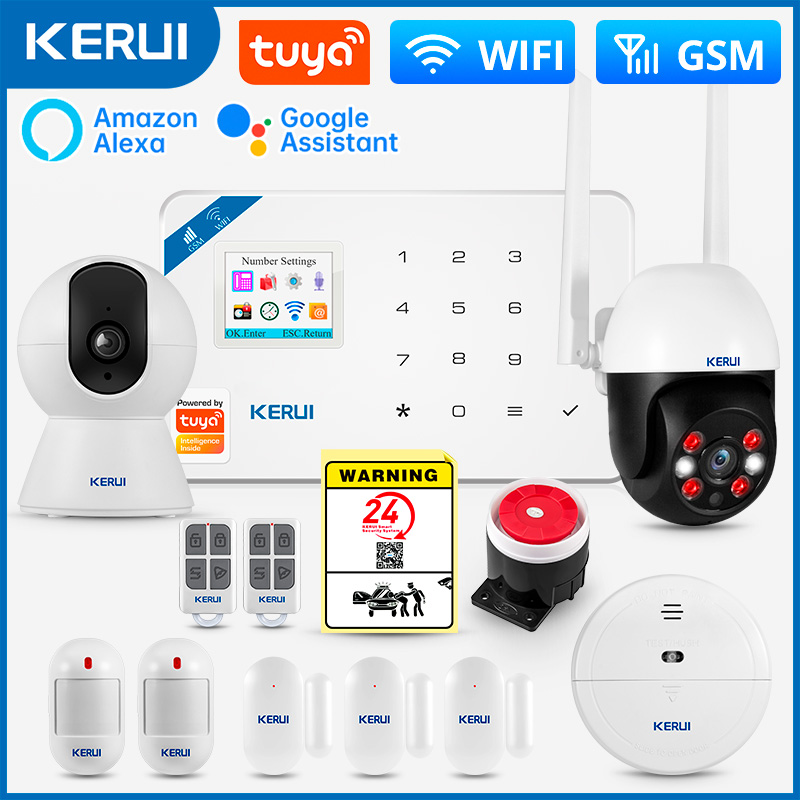 Smart Home Automation Kit - KERUI W181 경보 시스템 보안 홈