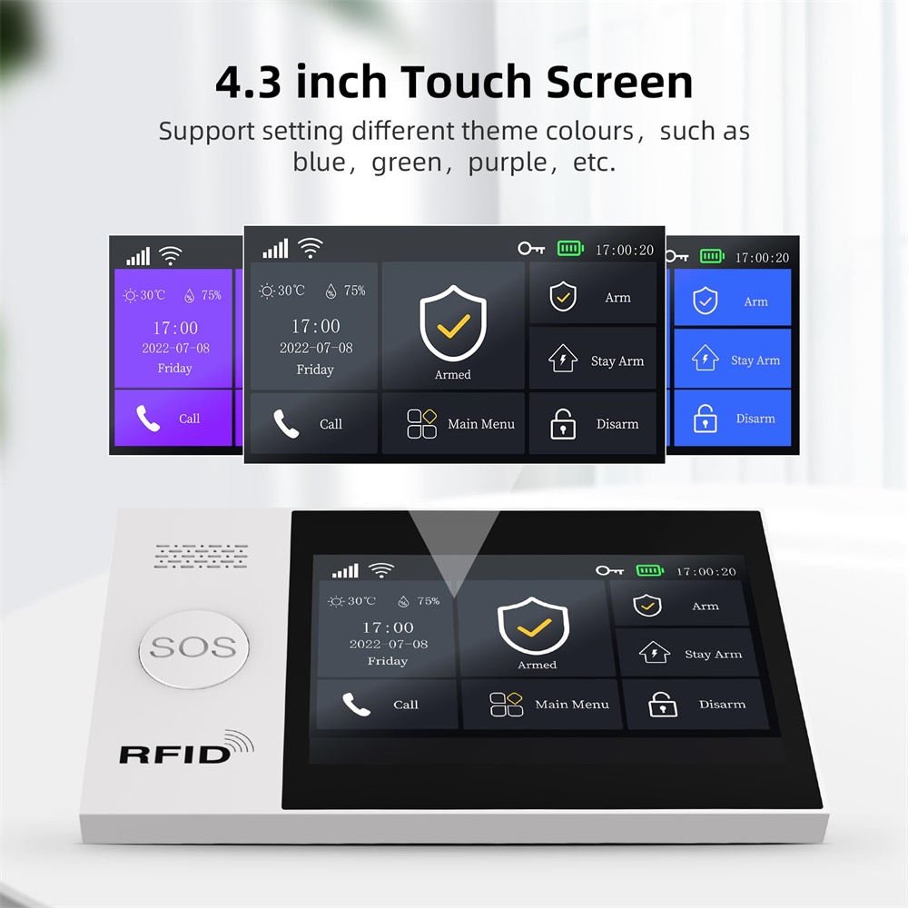 2.4G WIFI 스마트 GSM 알람 시스템, TUYA - Smart Home Automation Kit 리뷰 및 가격
