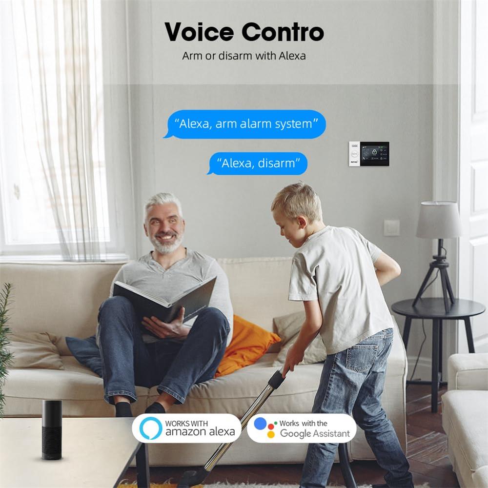 2.4G WIFI 스마트 GSM 알람 시스템, TUYA - Smart Home Automation Kit 리뷰 및 가격