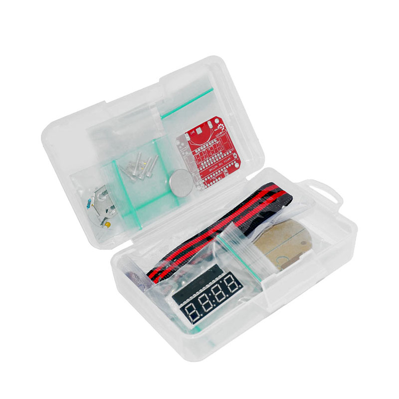 단일 칩 LED 키트 시계, DIY 빅 타임 전자 시계 - Microcontroller Kit 리뷰 및 가격