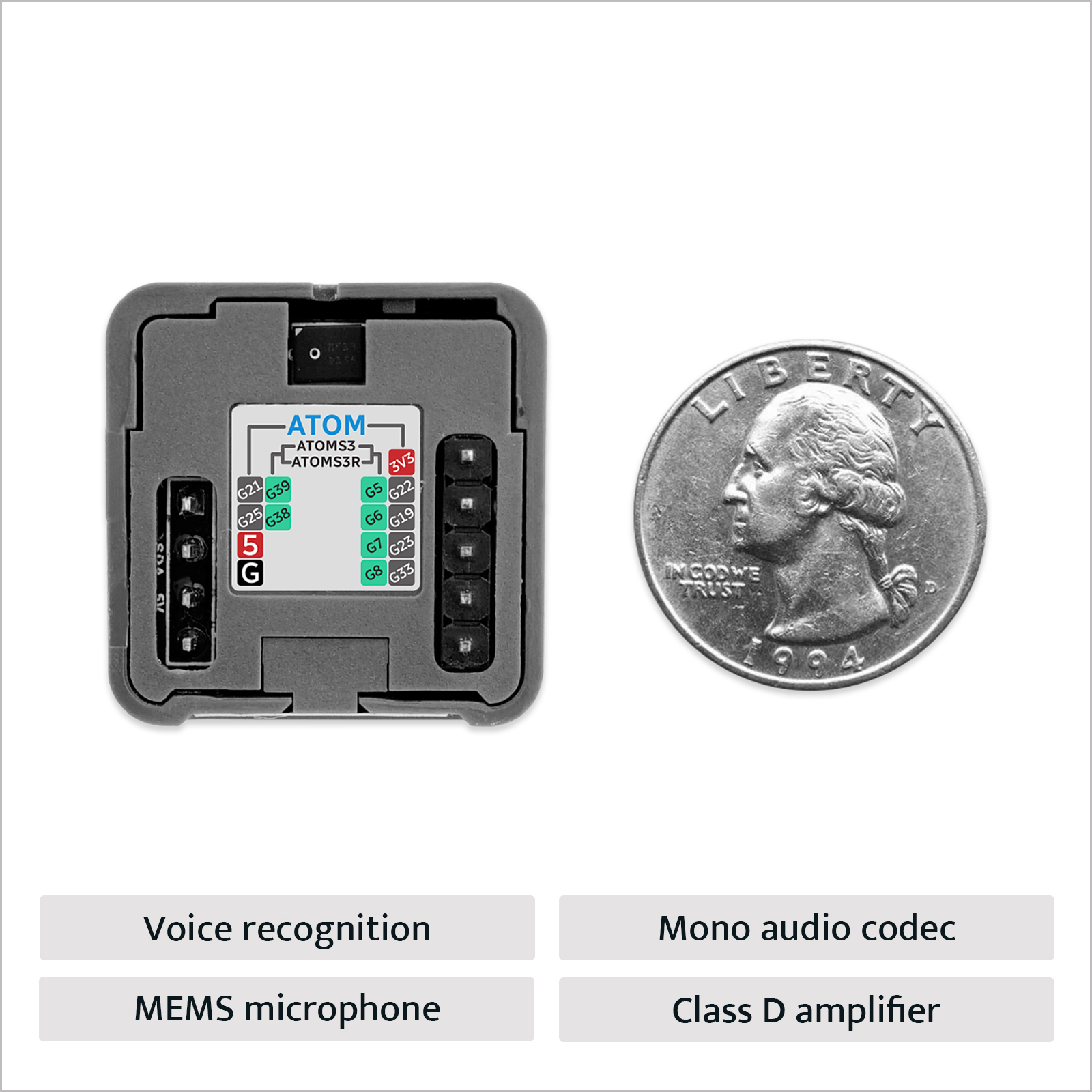 M5Stack 공식 Atomic Voice Base(마 - Electronics Project Kit 리뷰 및 가격