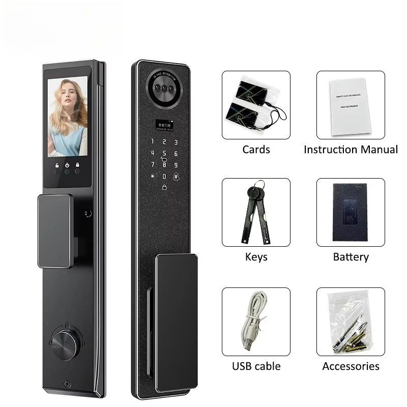 Tuya WiFi 스마트 도어 잠금 장치, 가정용 생체 - Smart Door Lock Wifi 리뷰 및 가격