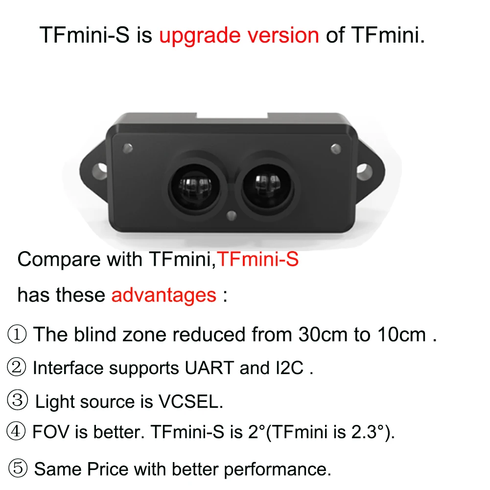 Benewake TFmini-S/TFmini Plus  - Sensor Kit Arduino 리뷰 및 가격