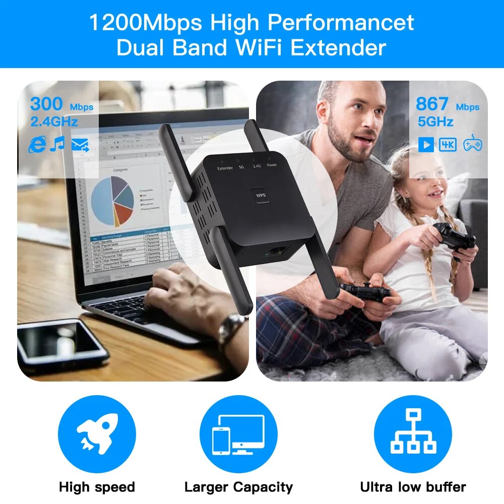 무선 범위 확장기 신호 증폭기, 홈 오피스용 와이파이  - Wifi Smart Plug 리뷰 및 가격