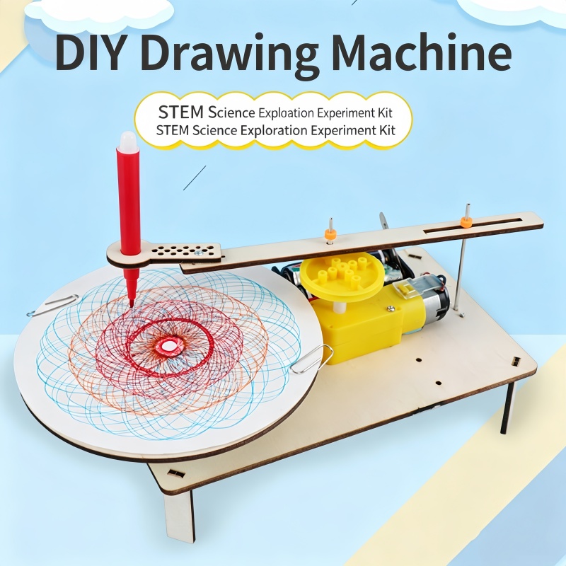 1-3Pcs DIY 나무 전기 플로터 드로잉 로봇 장난 - Electronics Project Kit 리뷰 및 가격