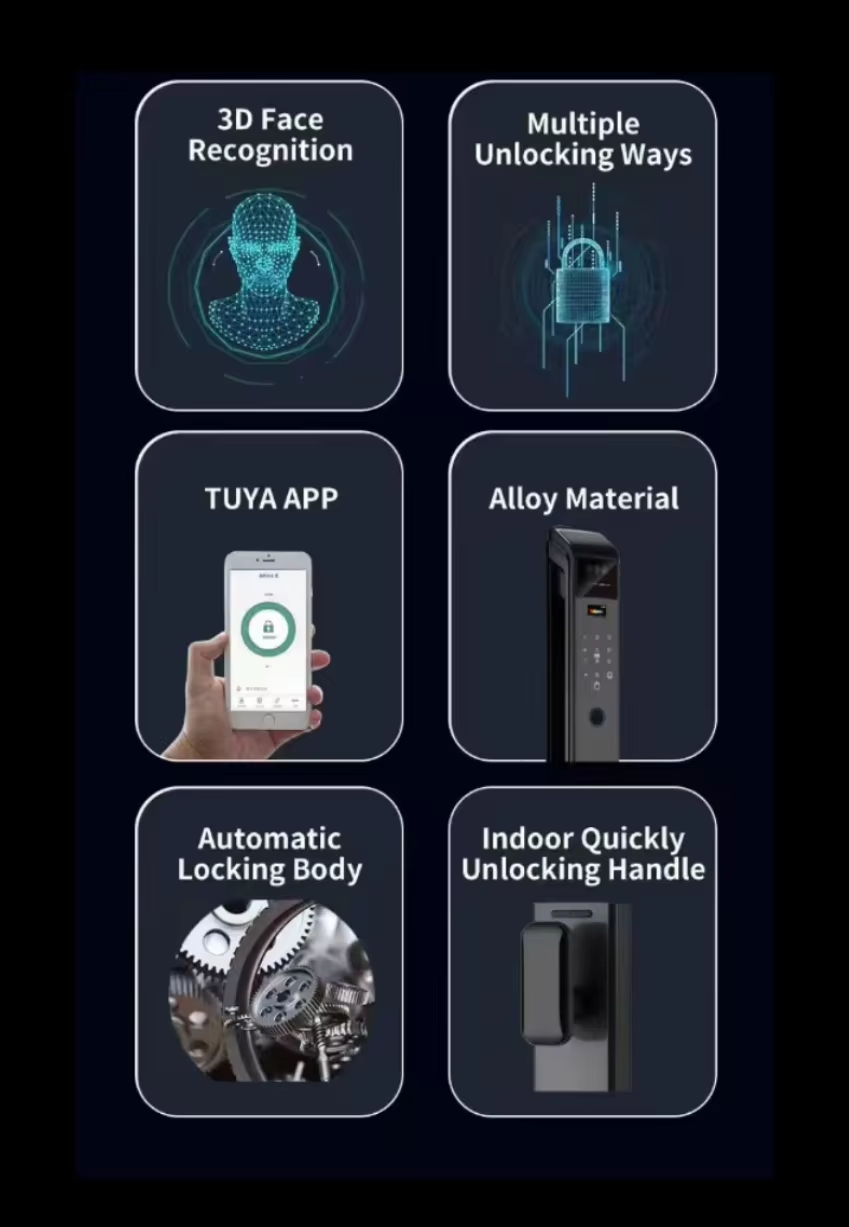 엔리케 위시홈 3D 얼굴 지문 인식 와이파이 스마트 도 - Smart Door Lock Wifi 리뷰 및 가격