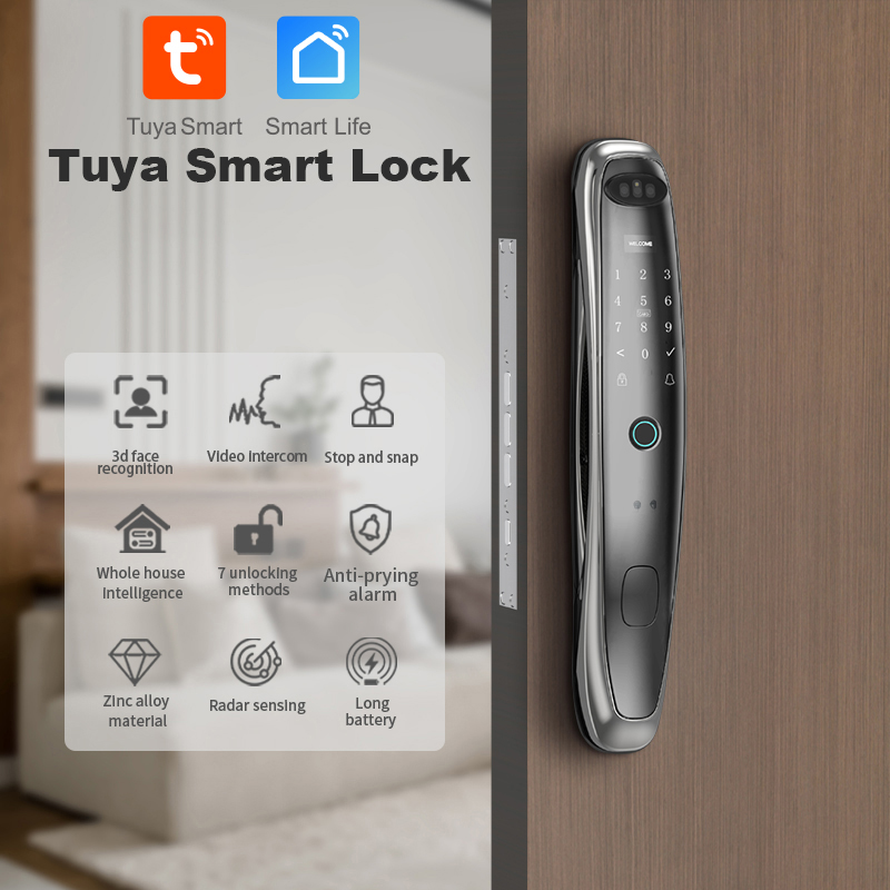 투야 와이파이 카메라 스마트 도어락 3D 얼굴인식 디지 - Smart Door Lock Wifi 리뷰 및 가격