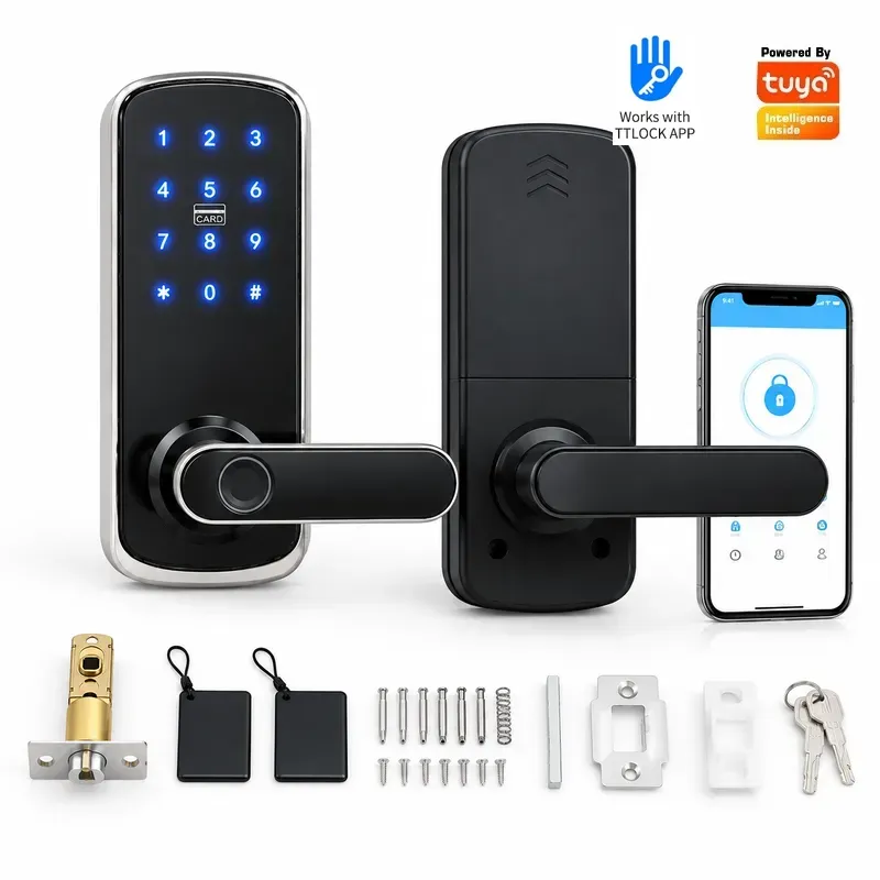 투야(Tuya) Wi-Fi 비밀번호 및 지문 인식 잠금 - Smart Door Lock Wifi 리뷰 및 가격